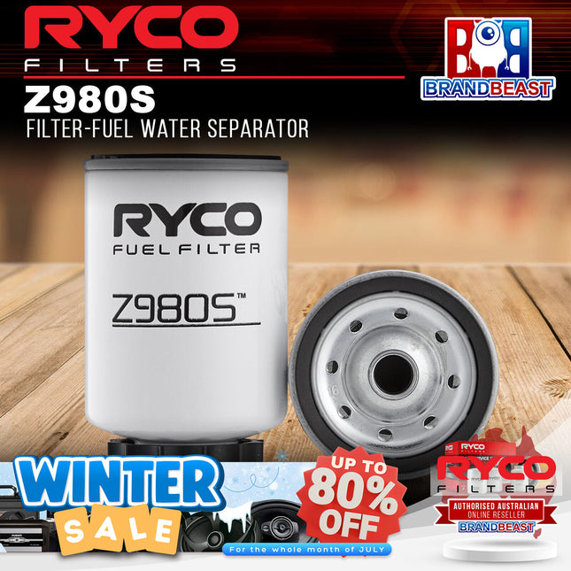 Ryco Z980S Filter-Fuel Water Separator