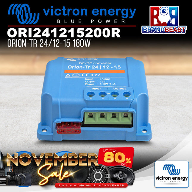 Victron Energy ORI241215200R 180W Orio-Tr DC-DC Converter 24/12-15