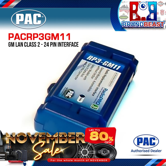 PAC RP3GM11 Amplifier Retention Interface Suit Chevrolet/GMC/Hummer 2002-2013