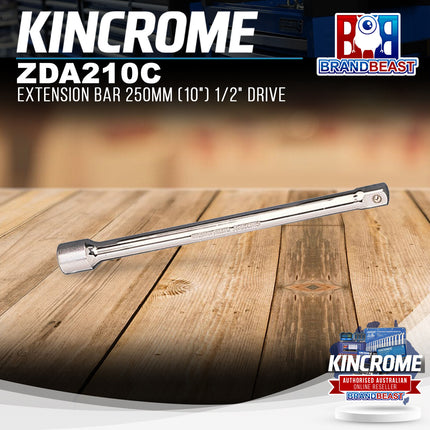 KINCROME ZDA210C Extension Bar 250mm (10") 1/2" Drive