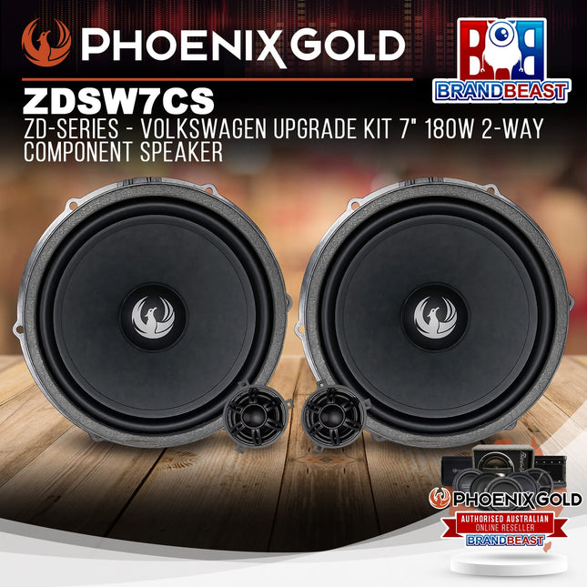 Phoenix Gold ZDSW7CS ZD-Series - Volkswagen Upgrade Kit 7" 180W 2-Way Speaker