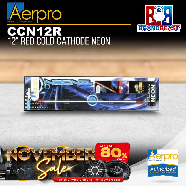 Aerpro CCN12R 12" 305mm Red Cold Cathode Neon