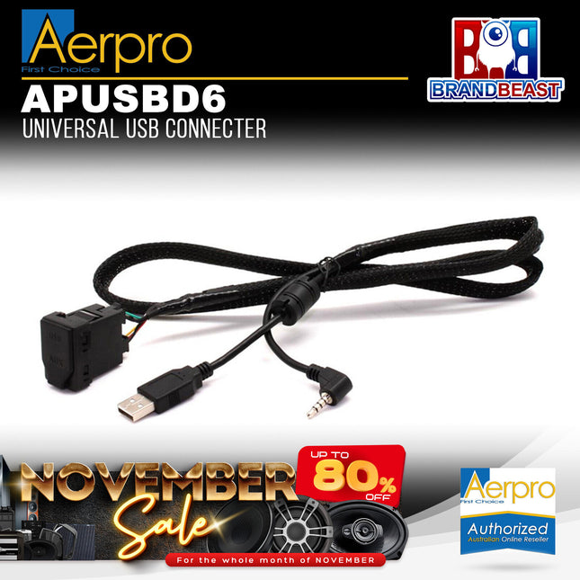 Aerpro APUSBD6 Universal USB Connecter