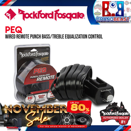 Rockford Fosgate PEQ Remote Punch EQ (2007+ Amps)