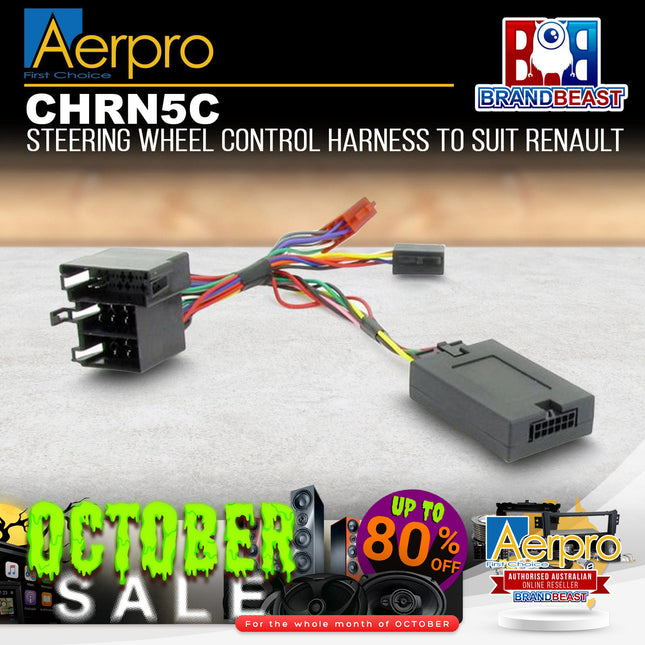 Aerpro CHRN5C Steering Wheel Control Harness Suit Renault Models