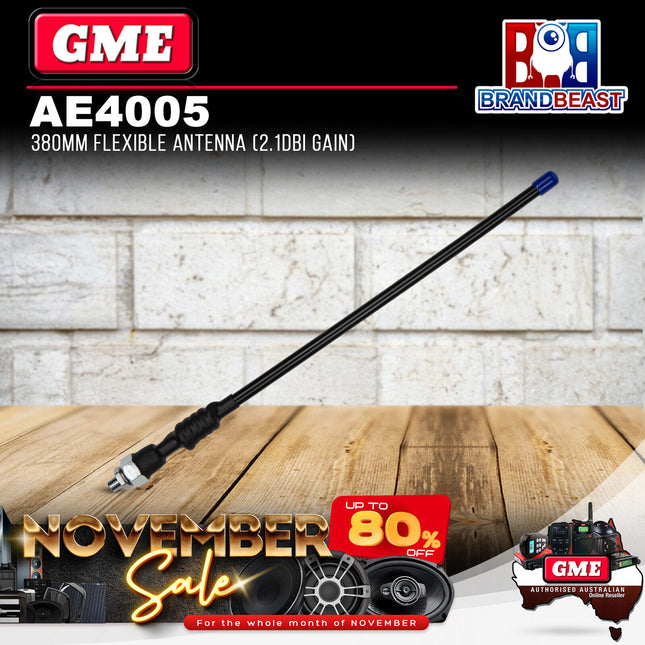 GME AE4005 380mm Flexible Antenna (2.1dbi Gain)