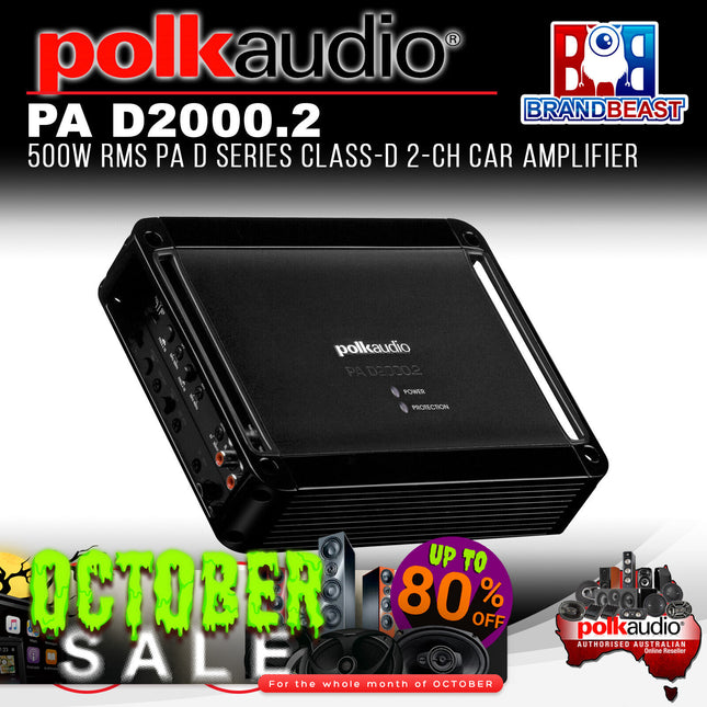 Polk Audio PA D2000.2 PA D Series 2-Channel Class D Amplifier