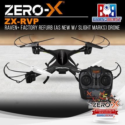 Zero-X Raven+ Factory Refurb Drone (As New W/ Slight Marks)