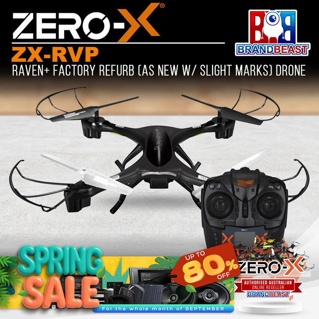 Zero-X Raven+ Factory Refurb Drone (As New W/ Slight Marks)