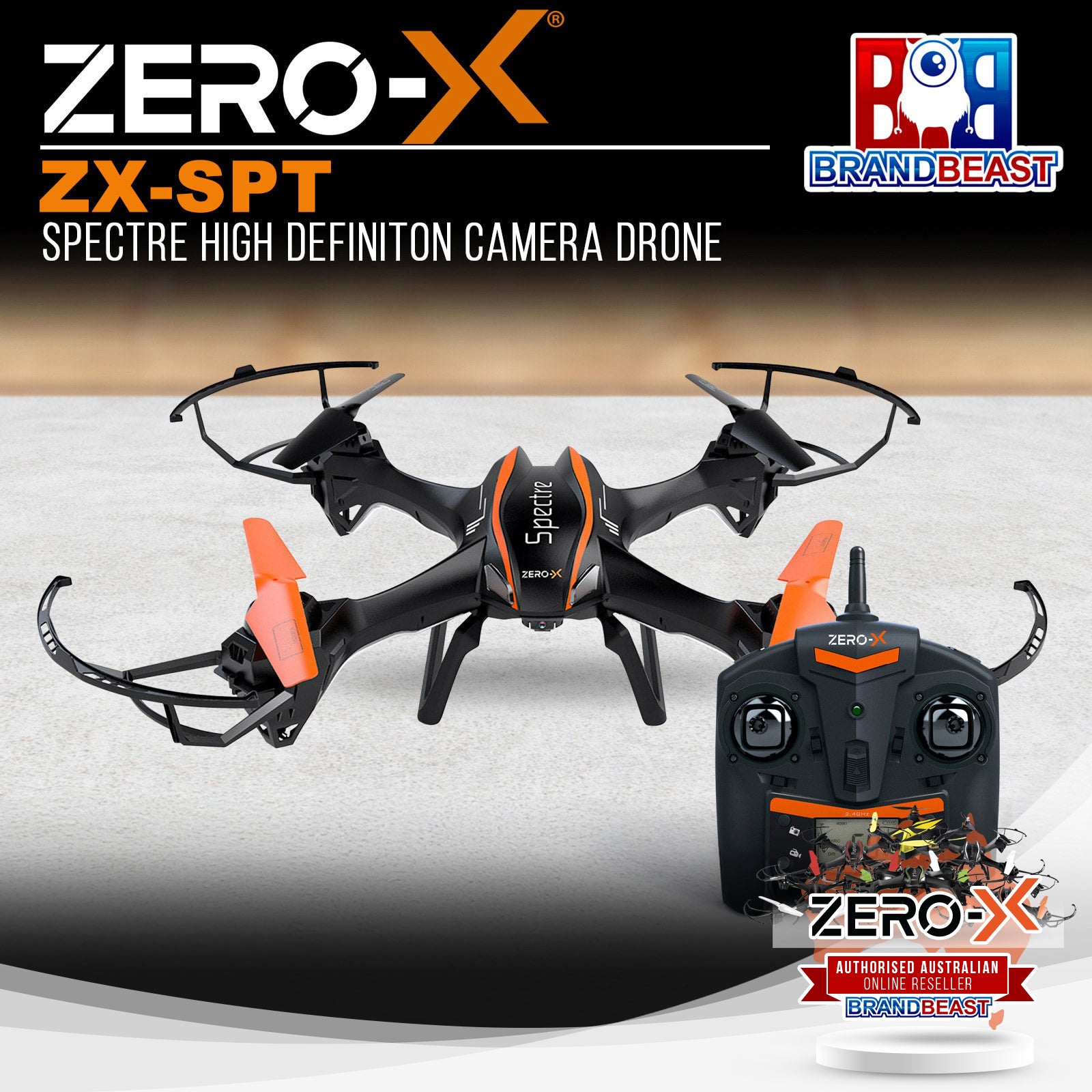 Zero Specter Zero-X Spectre Factory Refurb Drone (As New W/ Slight Marks) – Frankies ...