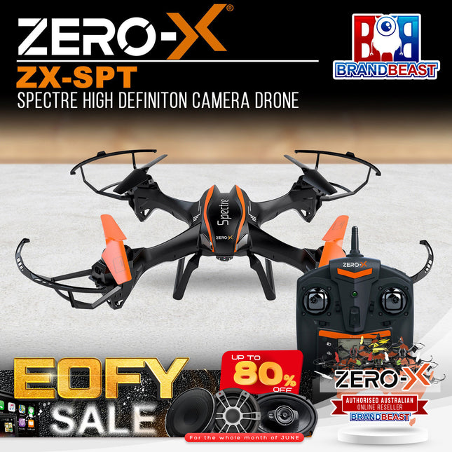 Zero-X Spectre Factory Refurb Drone (As New W/ Slight Marks)