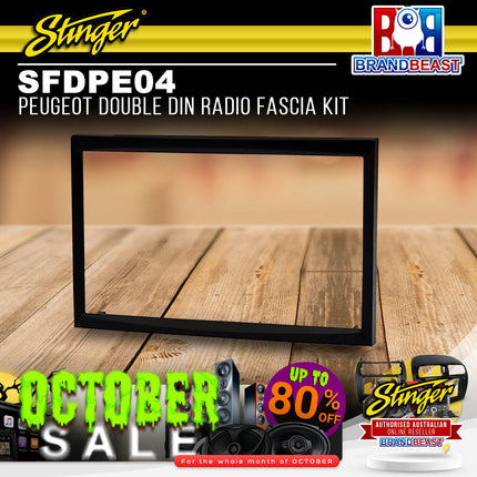 Stinger SFDPE04 Peugeot Double DIN Radio Fascia Kit