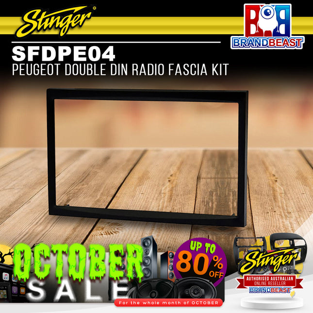 Stinger SFDPE04 Peugeot Double DIN Radio Fascia Kit