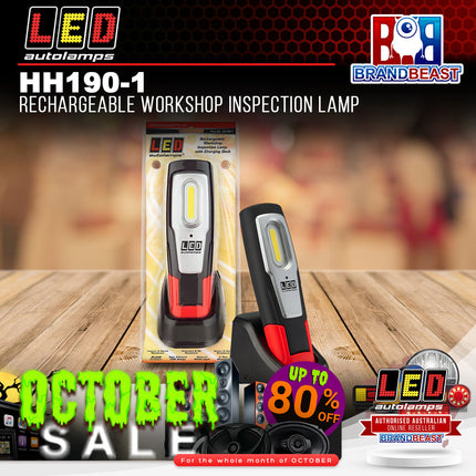 LED Autolamps HH190-1 Rechargeable Workshop Inspection Lamp