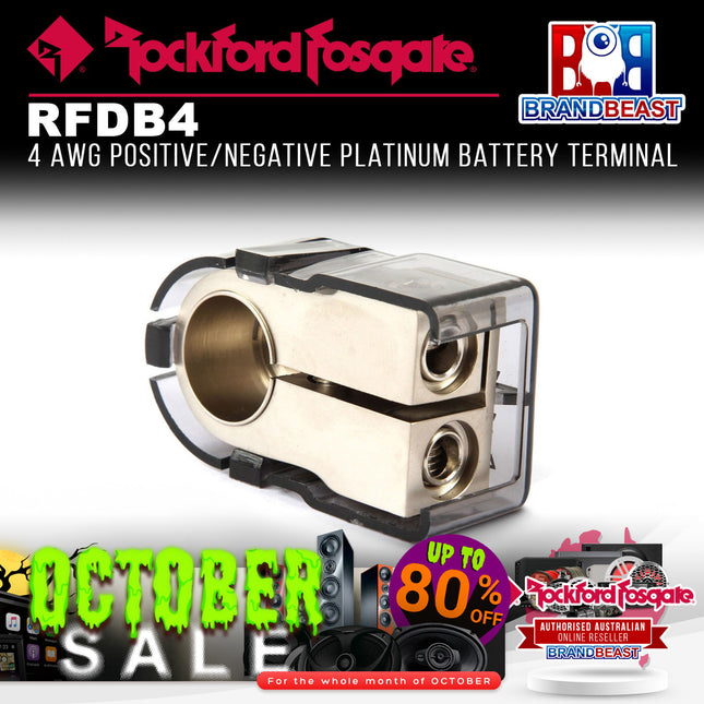 Rockford Fosgate RFDB4 4 AWG Positive/Negative Battery Terminal