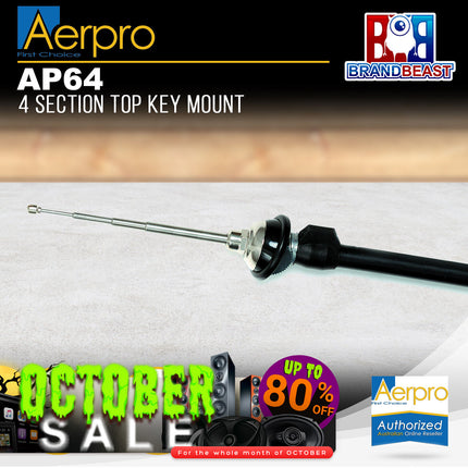Aerpro AP64 4 Section Top Key Mount Antenna