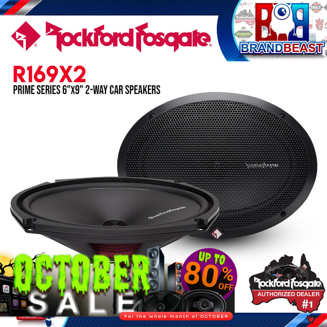 Rockford Fosgate R169X2 Prime 6"x9" 2-Way Full-Range Speaker