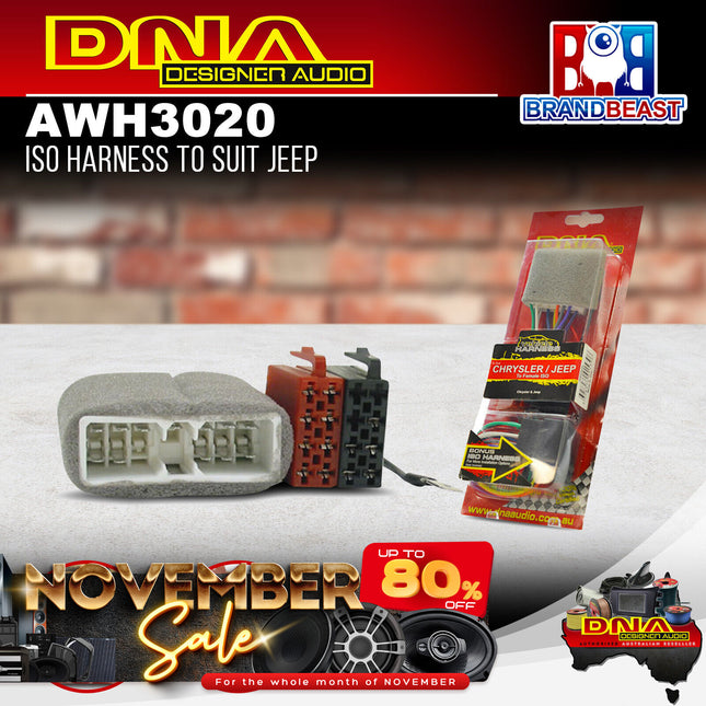 DNA AWH3020 ISO Harness to Suit Jeep