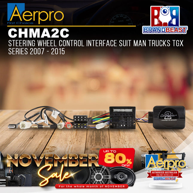 Aerpro CHMA2C Steering Wheel Control Interface Suit MAN Trucks TGX Series