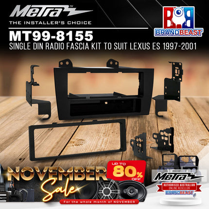 Metra MT99-8155 Single DIN Radio Fascia Kit To Suit Lexus ES 1997-2001