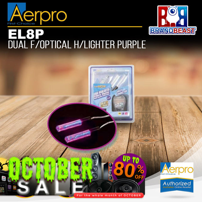 Aerpro EL8P Dual Fibre Optical Highlighter Purple