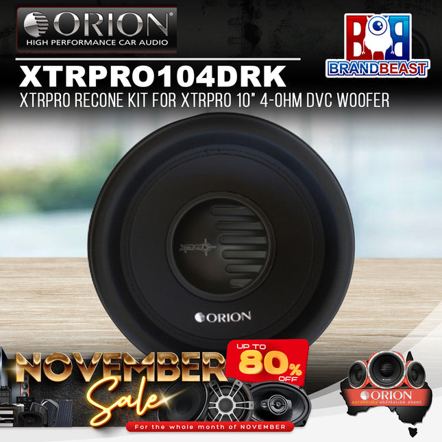 Orion XTRPRO104DRK XTRPRO Recone Kit For XTRPRO 10" 4-Ohm DVC Woofer