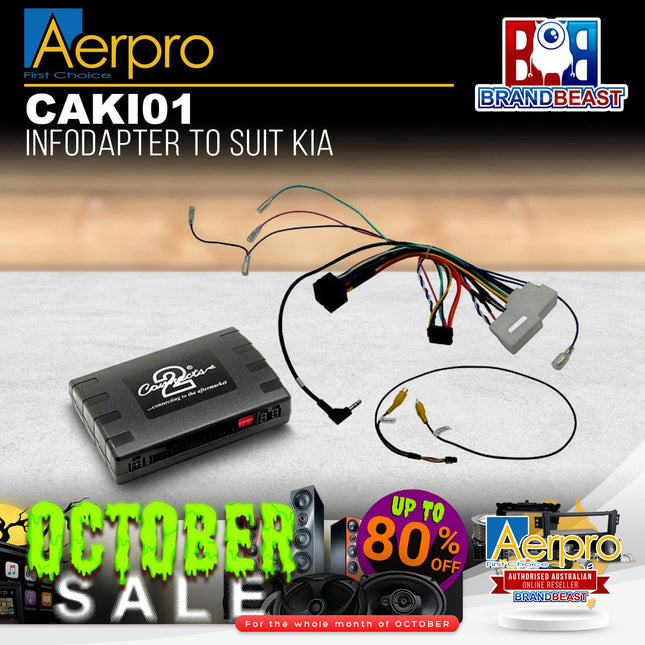 Aerpro CAKI01 AV Infodaptor Control Harness Suit Kia Sorento/Carnival