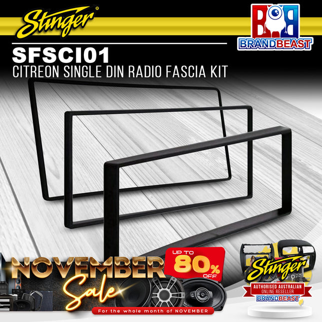 Stinger SFSCI01 Citreon Single DIN Radio Fascia Kit