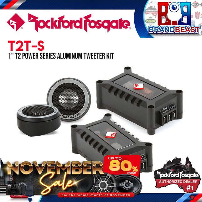 Rockford Fosgate T2T-S Power 1" Aluminum Tweeter Kit