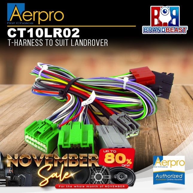 Aerpro CT10LR02 T-Harness to Suit Landrover