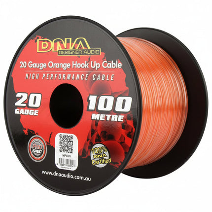 DNA AWP1720 20 Gauge Single Core Cable Orange 100 Metres