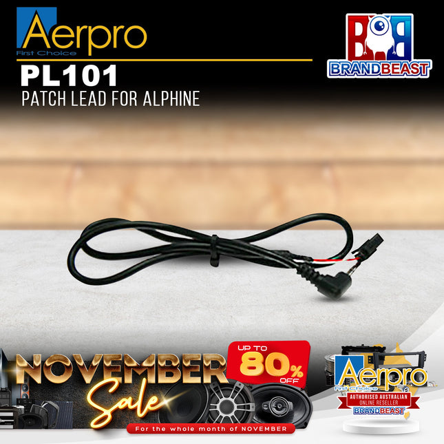 Aerpro PL101 Patch Lead For Alphine
