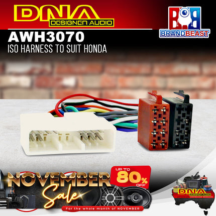 DNA AWH3070 ISO Harness to Suit Honda
