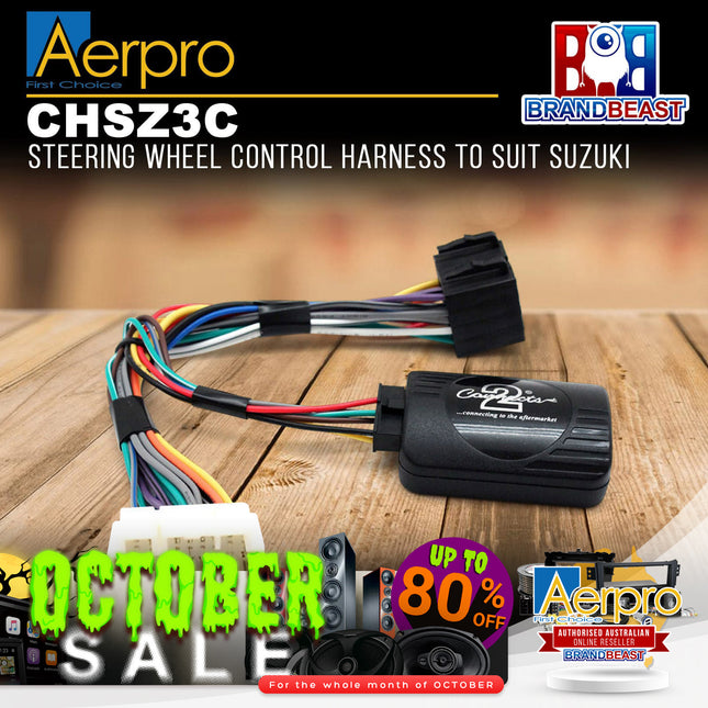 Aerpro CHSZ3C Steering Wheel Control Harness Suit Suzuki Vehicles
