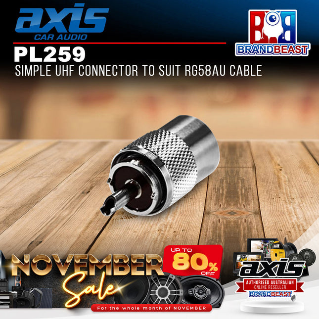 Axis PL259 UHF Connector