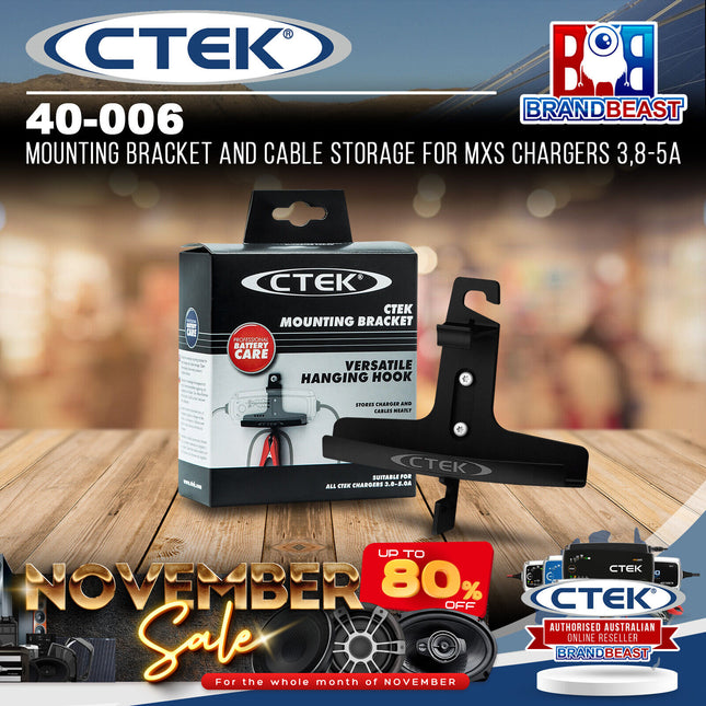 CTEK 40-006 Mounting Bracket for Chargers, MXS3.8 - MXS5.0 A