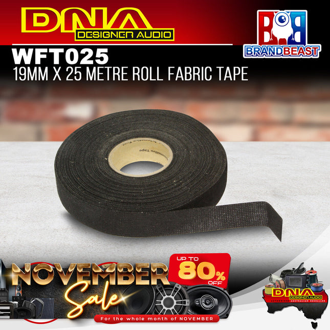 DNA WFT025 19mm x 25 Metres Roll Fabric Tape