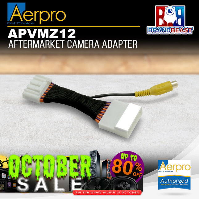Aerpro APVMZ12 Aftermarket Camera Adaptor to Suit Mazda