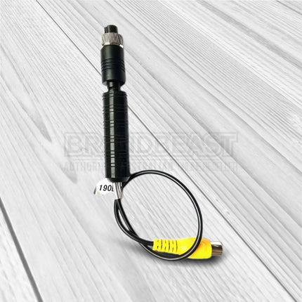 MONGOOSE RCA2HD RCA to 4 Pin Video Adapter - Standard Camera to Heavy Duty System Converter