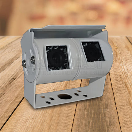 MONGOOSE MC420W Dual Cameras White 2 Cameras in One Mounting Bracket System