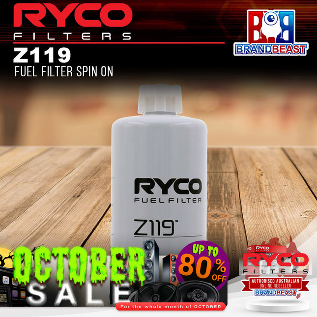 Ryco Z119 Fuel Filter Spin On