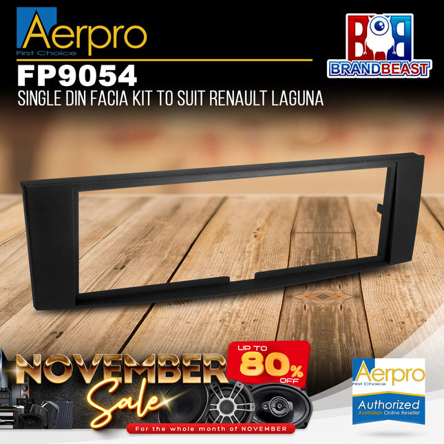 Aerpro FP9054 Single DIN Facia Kit to Suit Renault Laguna