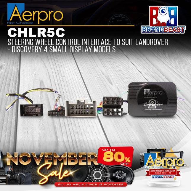 Aerpro CHLR5C Steering Wheel Control Interface to Suit Landrover - Discovery