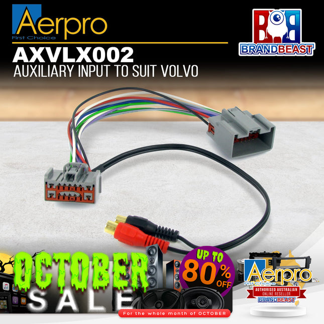 Aerpro AXVLX002 Auxiliary Input To Suit Volvo