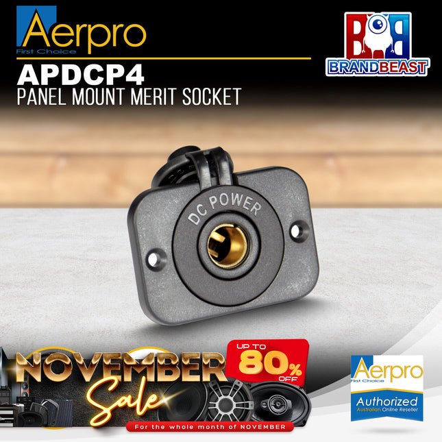 Aerpro APDCP4 Heavy-Duty Panel Mount Merit Socket