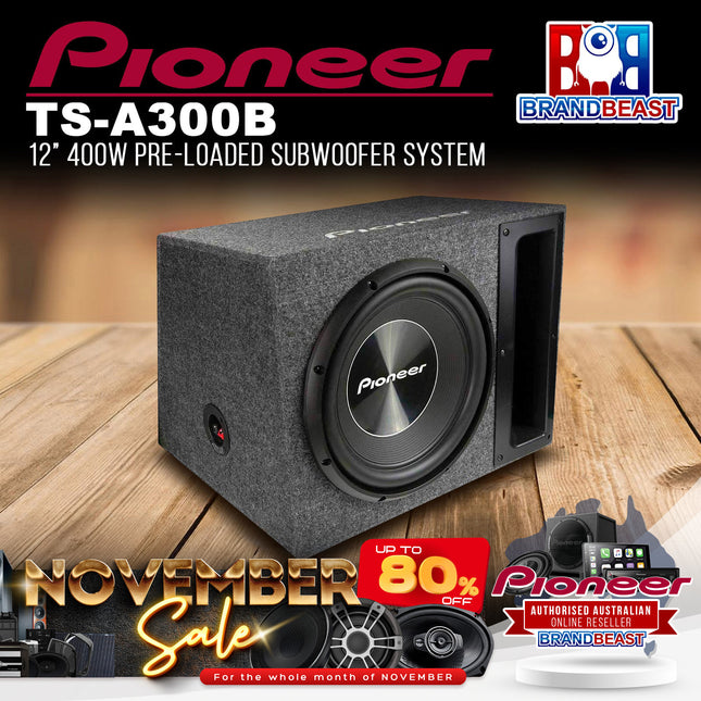 Pioneer TS-A300B 12" 1500W "A" Series Pre-Loaded Ported Enclosure