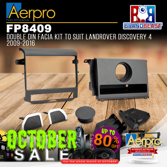 Aerpro FP8409 Double DIN Facia Kit to Suit Landrover Discovery 4 2009-2016