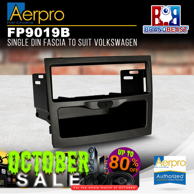 Aerpro FP9019B Single DIN Facia Kit with USB to Suit Holden