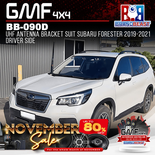 GMF4X4 BB-090D UHF Antenna Bracket Suit Subaru Forester 2019-2021 Driver Side