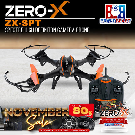 Zero-X Spectre Factory Refurb Drone (As New W/ Slight Marks)